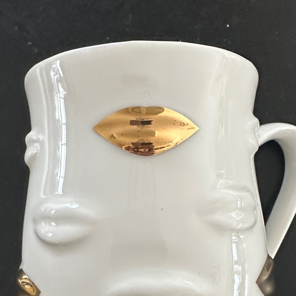 New and never used Jonathan Adler Gilded Gala Mug - Picture 2 of 3